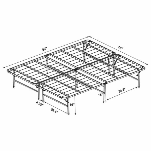 Mabel - Metal Support Platform Bed - Image 17
