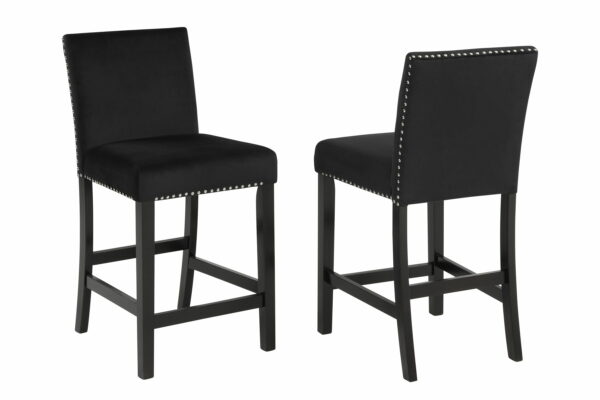 Lennon - 5 Piece Counter Height Set - All Black - Image 2