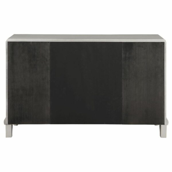 Bling Game - Dining Sideboard Buffet Cabinet - Metallic Platinum - Image 5