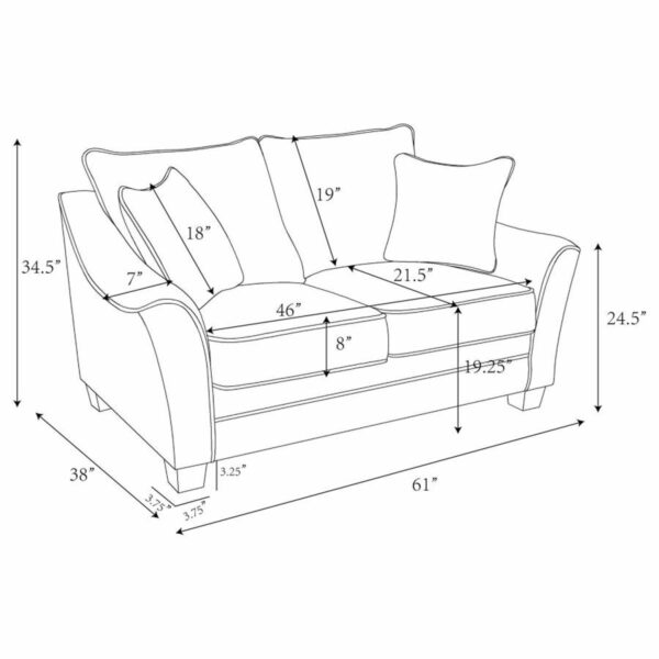 Tomkins - Boucle Upholstered Sofa Set - Image 14