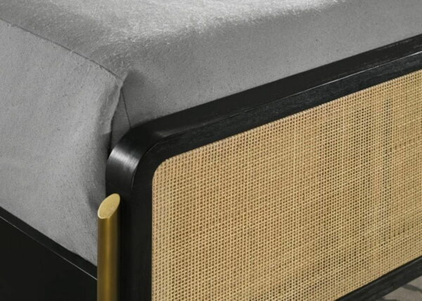 Arini - Rattan Panel Bed - Image 25