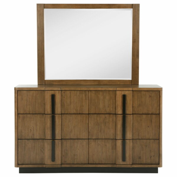 Terrace - 6-Drawer Dresser And Mirror - Ash Brown - Image 12