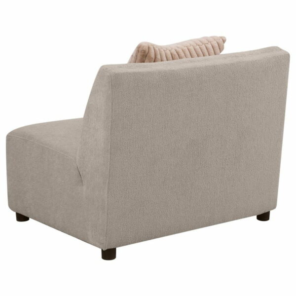Fayette - Upholstered Armless Chair - Greige - Image 10