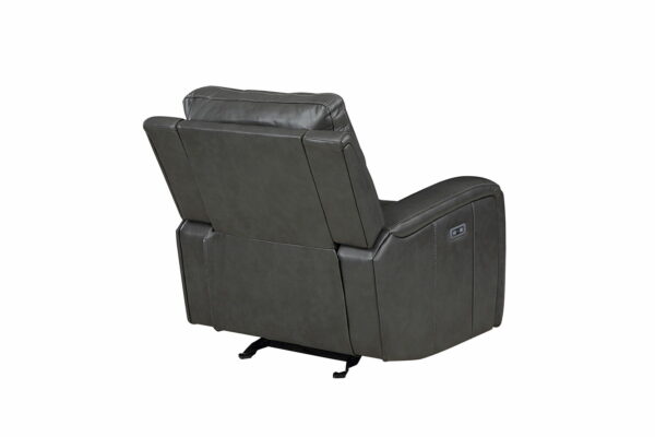 Linton - Leather Glider Recliner With Power Footrest - Image 4