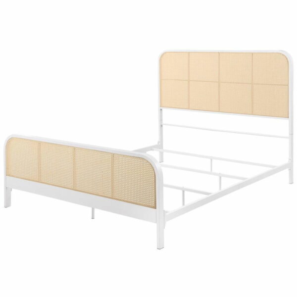 Lanewood - Open Cane Rattan Metal Bed - Image 9