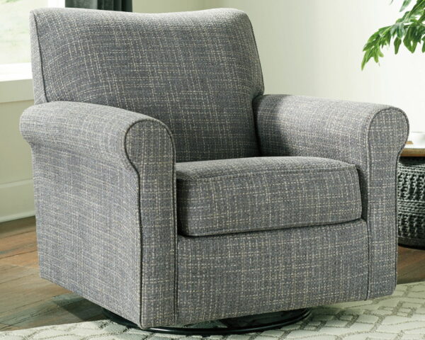 Renley - Ash - Swivel Glider Accent Chair - Image 8