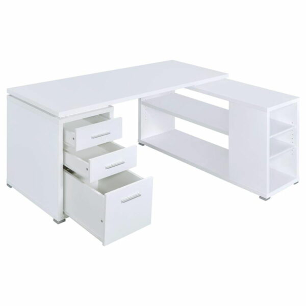Yvette - 3-Drawer L-Shape Computer Desk - Image 31