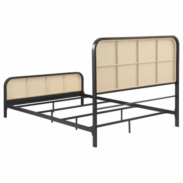 Lanewood - Open Cane Rattan Metal Bed - Image 20