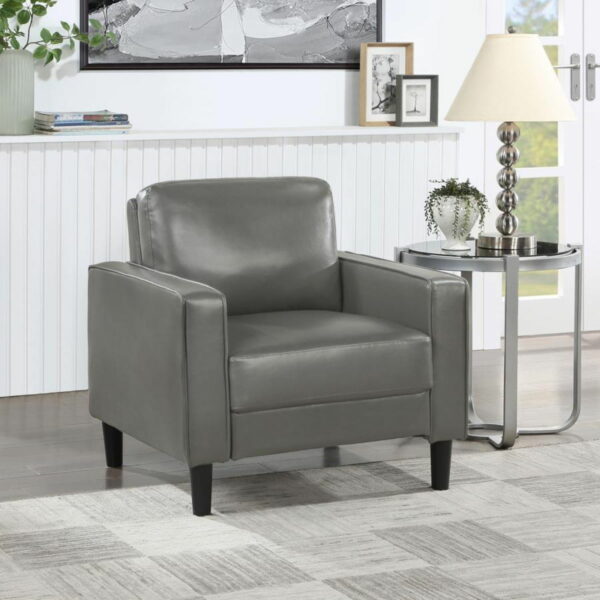 Ruth - Upholstered Track Arm Accent Chair - Image 3