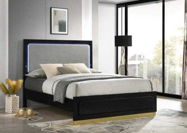 Caraway - Wood LED Panel Bed - Image 9