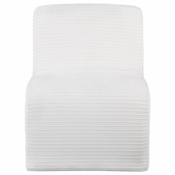 Drayton - Upholstered Curved Armless Accent Chair - Image 9