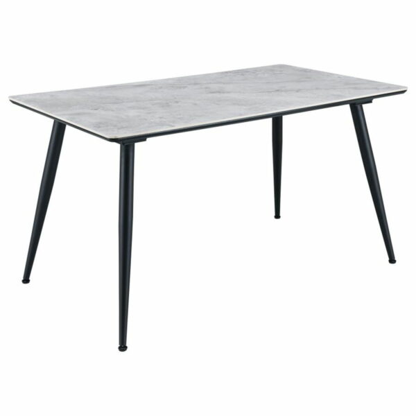 Dennison - 5 Piece Rectangular Dining Table Set - Gray - Image 12