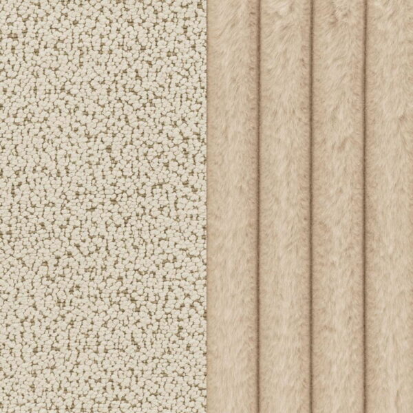 Winchester - Boucle Upholstered Extra Long Sofa - Sand Pebble - Image 8