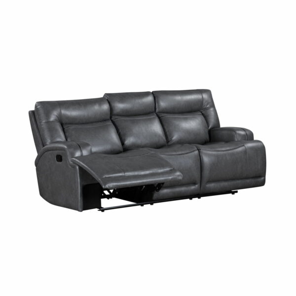 Titan - Sofa With Dual Recliner - Gray - Image 7