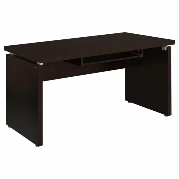 Skylar - L-Shape Desk With Mobile File Cabinet - Cappuccino - Image 5