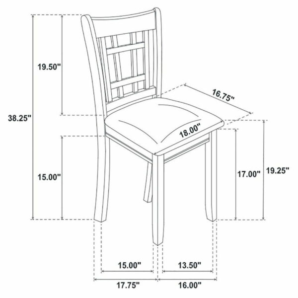 Lavon - 5-Piece Oval Extension Leaf Dining Set - Image 16