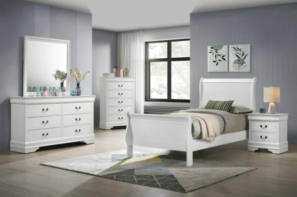 Louis Philippe - Sleigh Panel Bed - Image 15