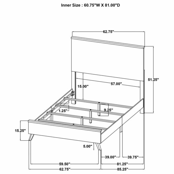 Kaywood - Panel Bed - Image 4