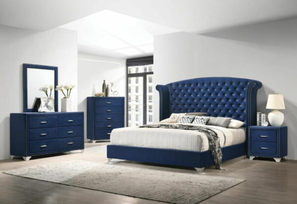 Melody - 6-Drawer Upholstered Dresser - Image 6