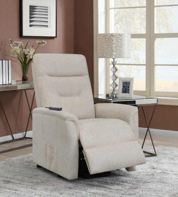 Henrietta - Upholstered Power Lift Massage Chair - Image 2