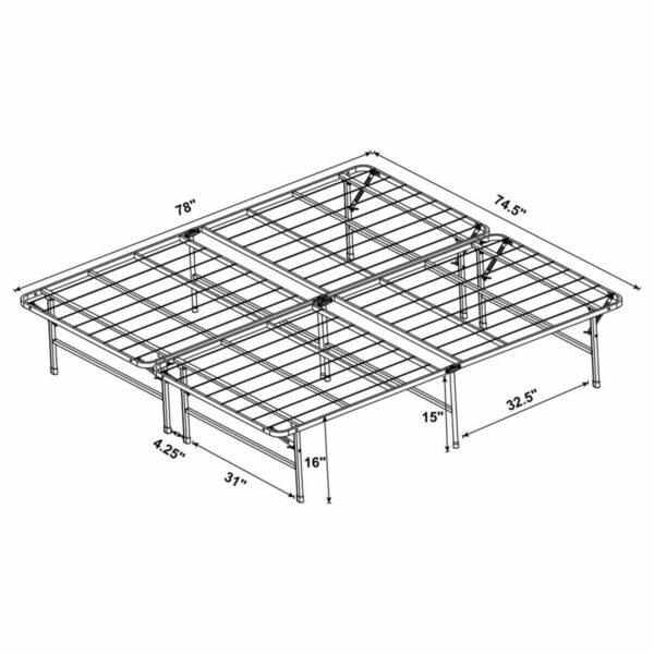 Mabel - Metal Support Platform Bed - Image 6