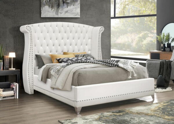 Barzini - Upholstered Wingback Bed - Image 11