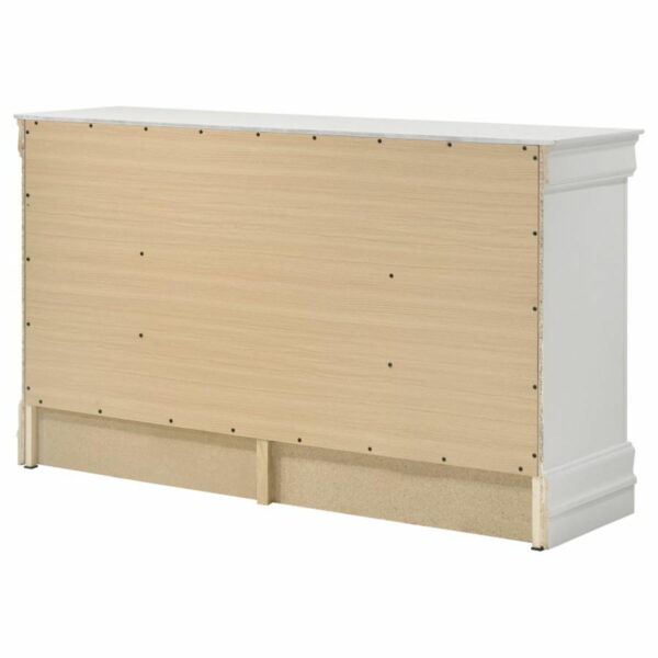 Louis Philippe - 6 Drawer Dresser - White - Image 13