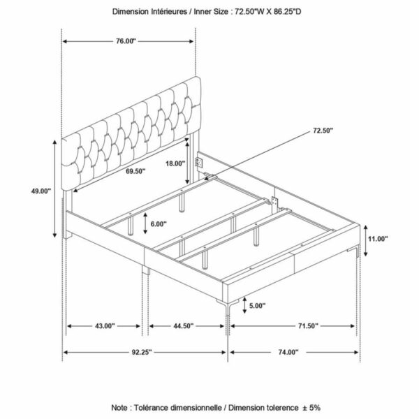 Kendall - Panel Upholstered Bed - Image 27