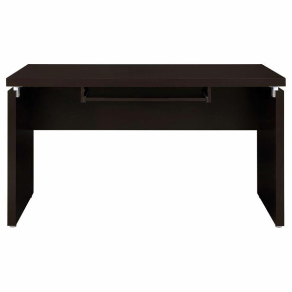 Skylar - L-Shape Desk With Mobile File Cabinet - Cappuccino - Image 4