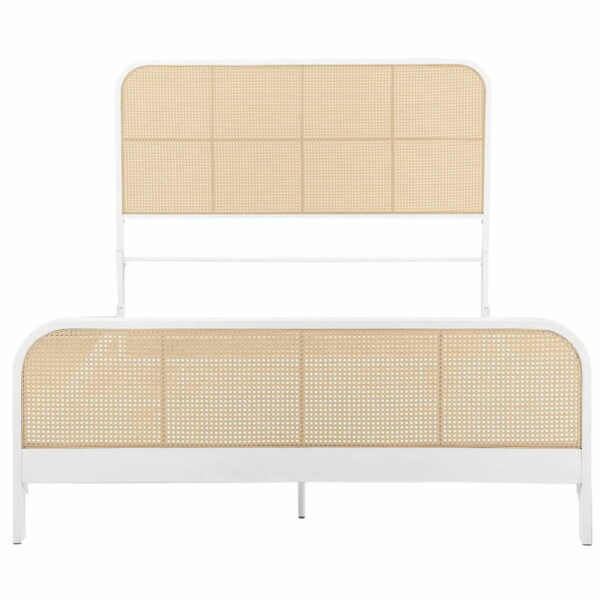Lanewood - Open Cane Rattan Metal Bed - Image 45