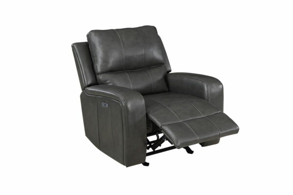 Linton - Leather Glider Recliner With Power Footrest - Image 10