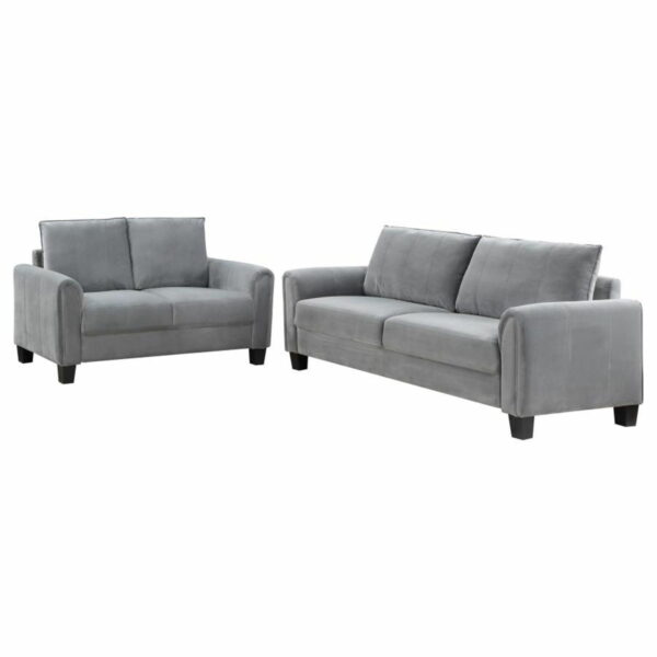 Davis - Upholstered Rolled Arm Sofa - Image 4