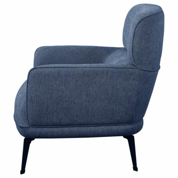 Andrea - Upholstered Crecent Arm Accent Chair - Image 6