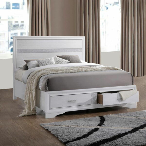 Miranda - Storage Wood Panel Bed - Image 11