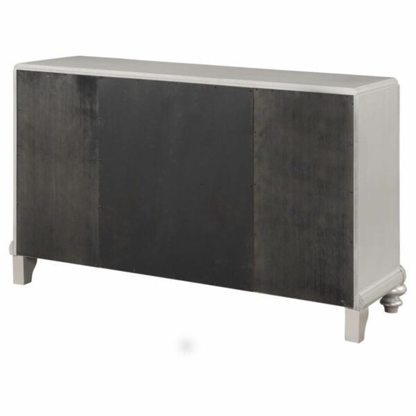 Bling Game - Dining Sideboard Buffet Cabinet - Metallic Platinum - Image 4