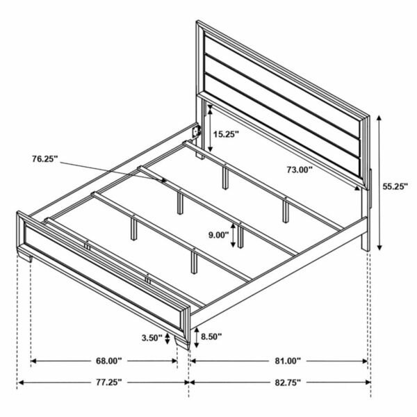 Brandon - Wood Panel Bed - Image 14