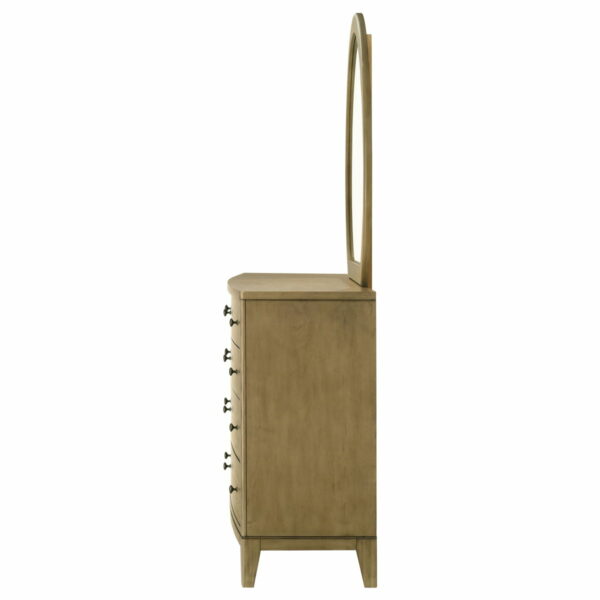 Granada - 8-Drawer Dresser And Mirror - Natural Pine - Image 7