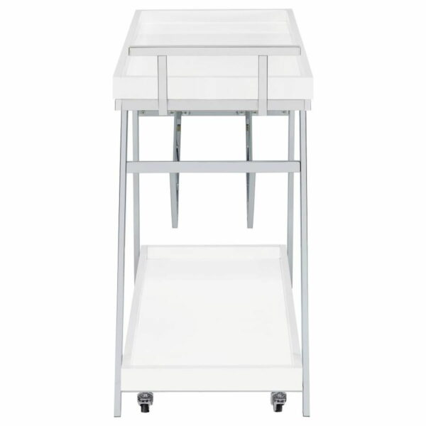 Kinney - 1-Drawer Engineered Wood Bar Cart - Image 2