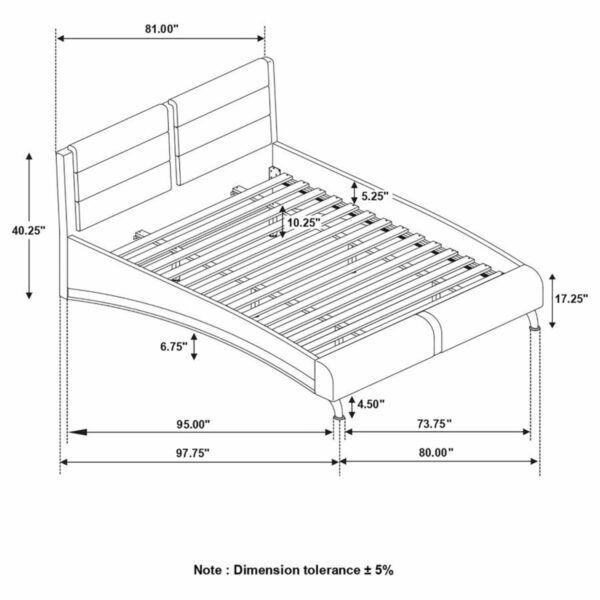 Jeremaine - Upholstered Sleigh Bed - Image 17