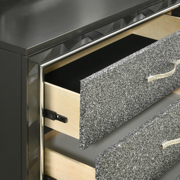 Radiance - Dresser & Mirror - Black - Image 3