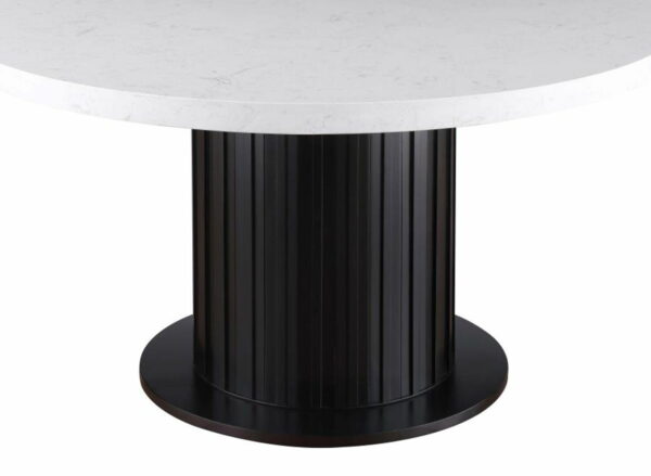 Sherry - Round Marble Top Dining Table Set - Image 4