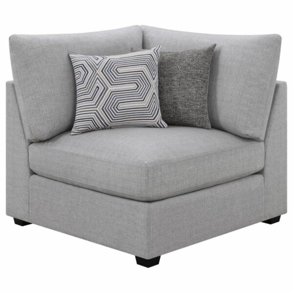 Cambria - 4 Piece Upholstered Modular Sectional Sofa - Gray - Image 12