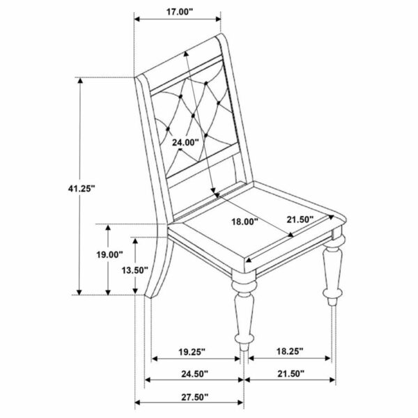 Bling Game - Rectangular Dining Set - Image 9