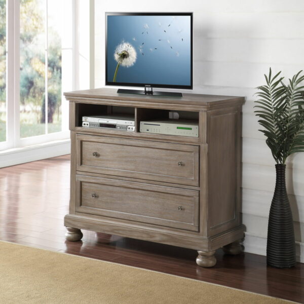 Allegra - Media Console - Pewter - Image 7