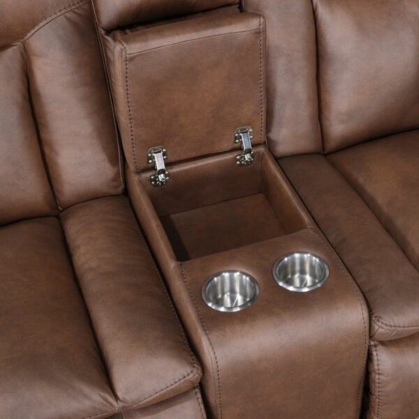 Morello - Reclining Console Loveseat - Image 8