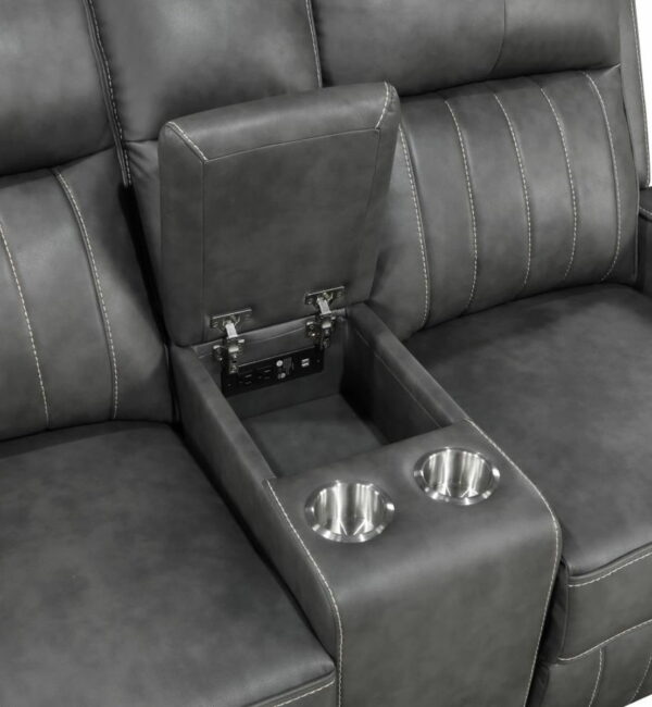 Raelynn - Upholstered Reclining Sofa Set - Image 24
