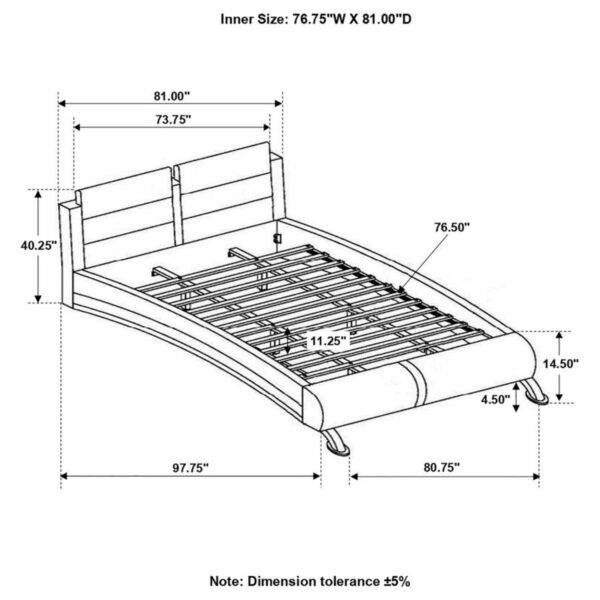 Jeremaine - Upholstered Sleigh Bed - Image 33