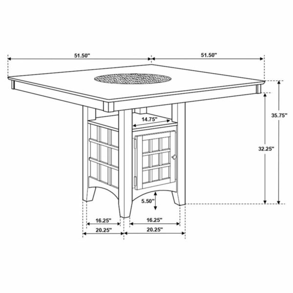 Gabriel - Square Counter Height Dining Set - Image 19