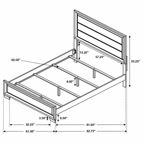 Brandon - Wood Panel Bed - Image 6