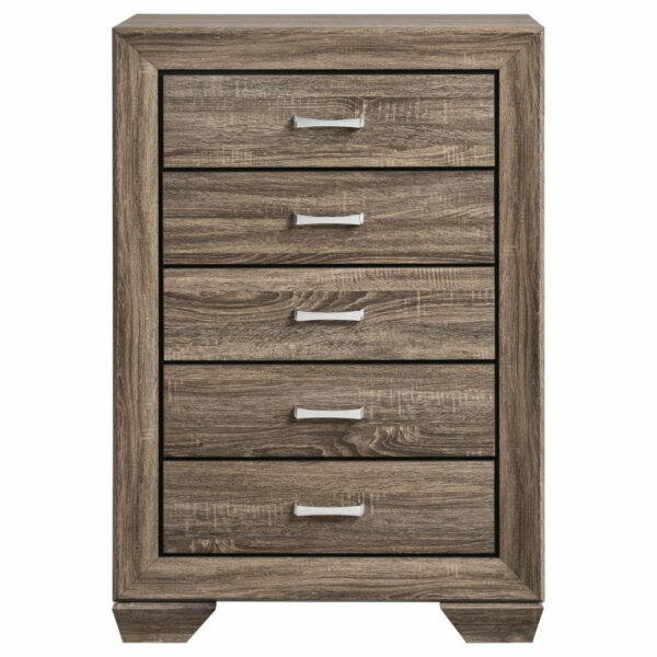 Kauffman - Transitional High Headboard Panel Bed Bedroom Set - Image 74